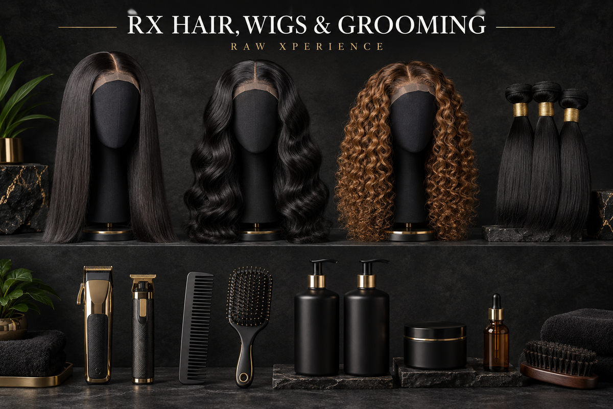 RX Hair, Wigs, grooming